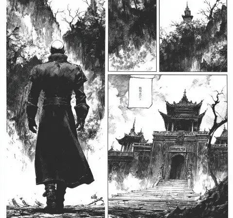 热血成长题材漫画封面条目示意