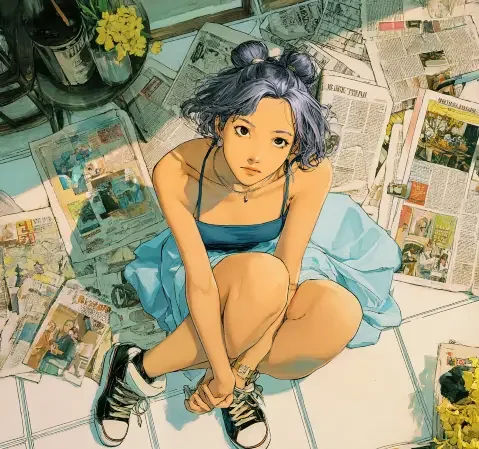 悬疑推理题材漫画封面条目示意